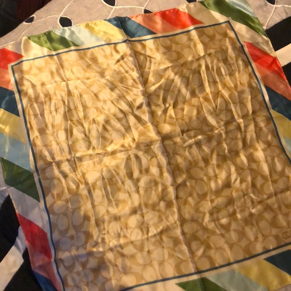 Coach Accessories - Coach square silk scarf
